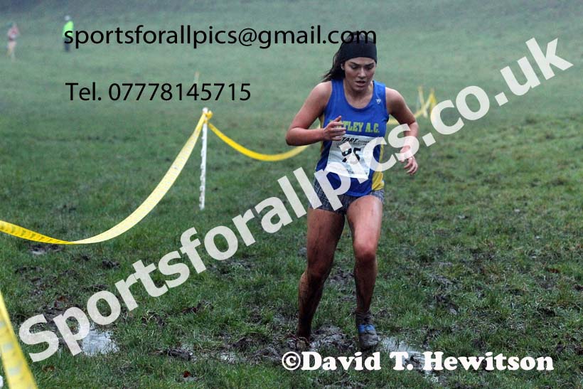 Womens under-17s and under-20s, NECAA Junior Cross Country Relays, Thornley Farm, Peterlee, Saturday, December 12th. Photo: David T. Hewitson/Sports for All Pics